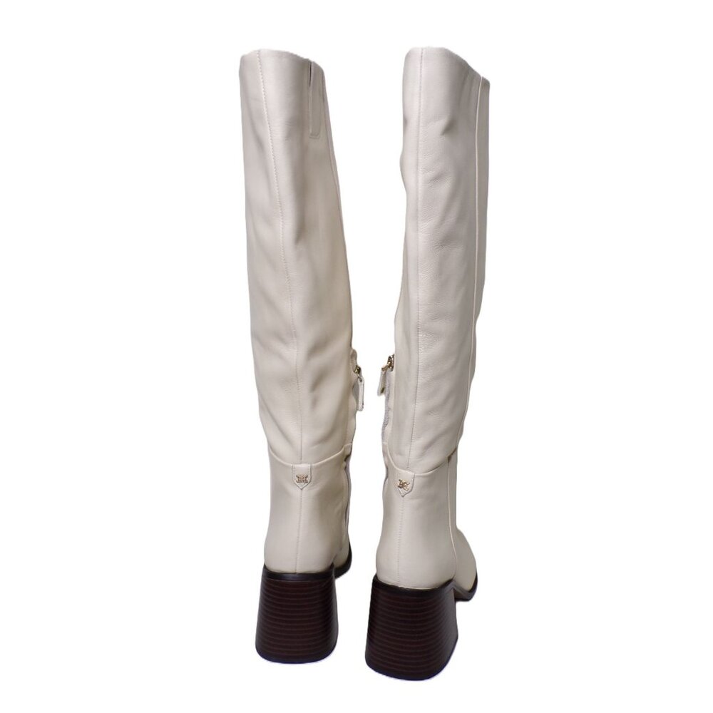 🆕SAM EDELMAN Wade Knee High Boot Ivory Off-White 8.5 - Picture 10 of 16